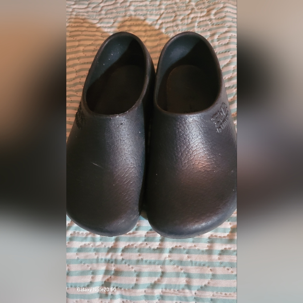 KIDS BIRKENSTOCK BIRKI BIRKI'S BLACK BOYS GIRLS SANDALS CLOGS SLIDES SIZE 11 1/2